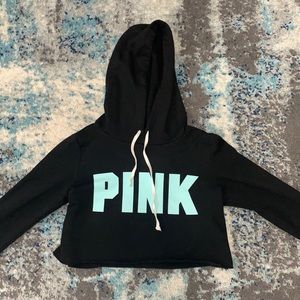 PINK Cropped Hoodie
